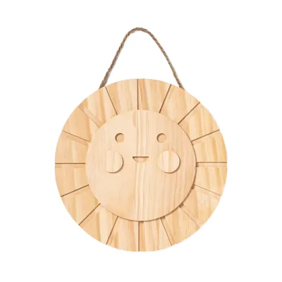 Eco-friendly White Blank DIY Wooden Board for Children Handicraft Doodle Material Engraving Kindergarten Painting Hanging Sign