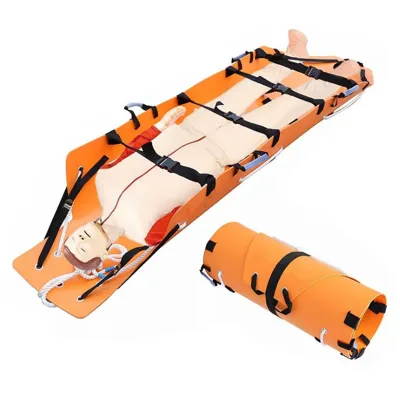 Factory Custom Portable Manual Rolling Soft Stretcher Multi-functional Roll Rescue Stretcher Fire First Aid Folding CE Certified