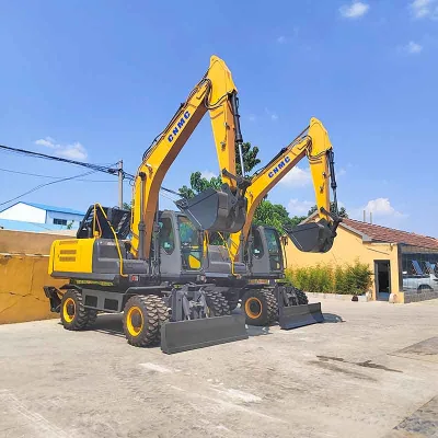 Versatile Rubber Tire Digger for Road Building and Urban Construction Projects Wheel Excavator Wheeled Excavator