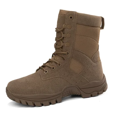 Outdoor Cow Leather Boots Shoe Soles Hiking Walking Custom Logo Safety Shoes Warm Sport Working Men Shoes Outsoles