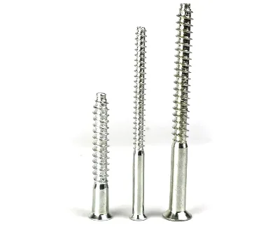 Free Sample CHINA Wholesale Hex Socket Flat Head Cabinet Furniture Screw Confirmat Screw