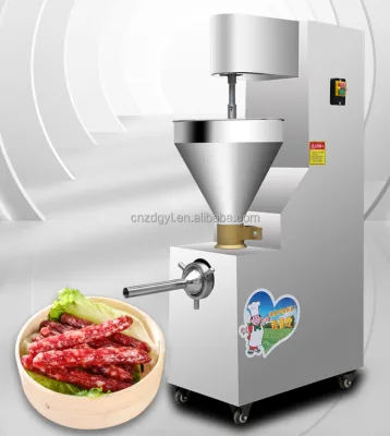 Hydraulic Sausage Filler with Clipper Combo Ideal for Sausage/Bratwurst Production Lines