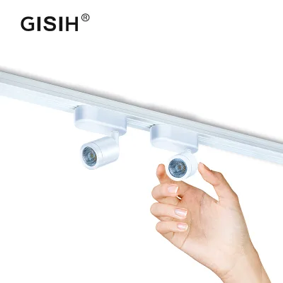 Mini 1W White Modern Track Light with COB LED 12V DC for Shop Lighting