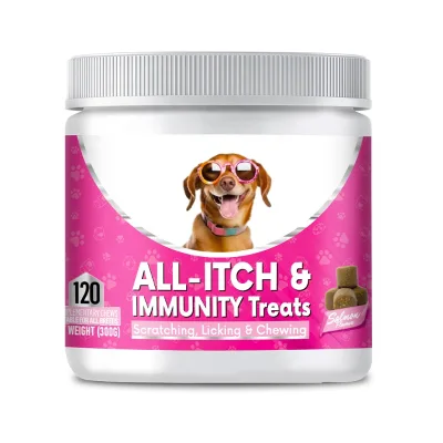 OEM/ODM All-Itch Immunity Supplement for Dogs Soothes Itchy Paws Ears Skin Stops Itching Seasonal Support for Small Large Breeds