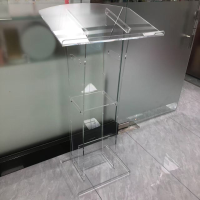 Clear Acrylic Lucite Podium Pulpit Lectern