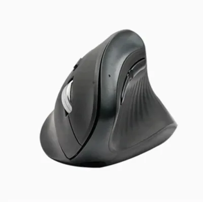Right-Handed Vertical Dual-mode Wireless RGB Backlit Mouse Ergonomic 6 Buttons Optical 1000/1600/2000/4000 DPI 2.4G