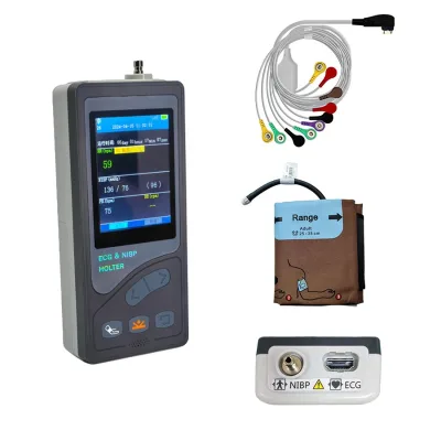 NEW LAUNCH DMS Ambulatory BP ECG 2 in 1 Holter Recorder Recording Time up to 30 Days