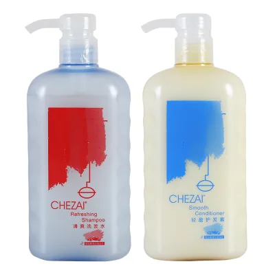 CHEZAI Shampoo & Conditioner Bundle, Cleansing Shampoo & Hydrating Conditioner, No Sulfates, Silicones, or Parabens, 550ml
