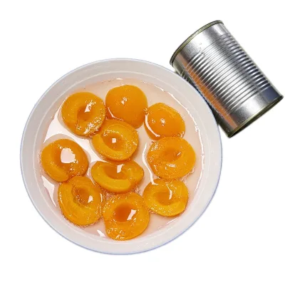 Canned Peeled Apricot Halves in Light Syrup Canned Fruit