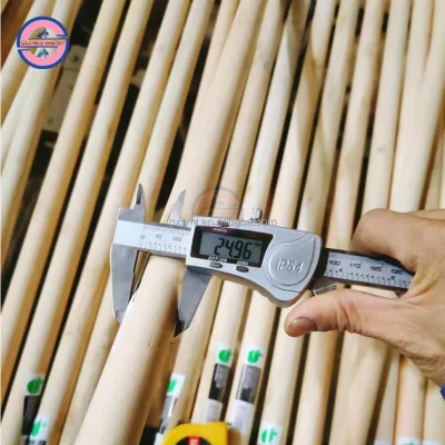 Hot Sale Portable Natural Wooden Stick Long Broom Poles Soft Bristles for Effective Floor Cleaning