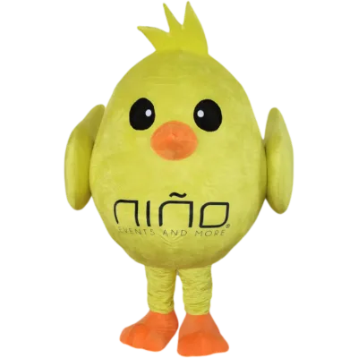 Custom Bird Mascot Costumes Designs Big Body Yellow Little Bird Adult Mascot Costumes, logo Can Be Printed With Free
