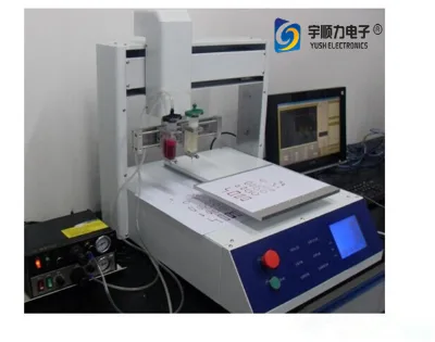 Desktop Automatic Glue Dispenser . Liquid Dispensing Machine for Electronics