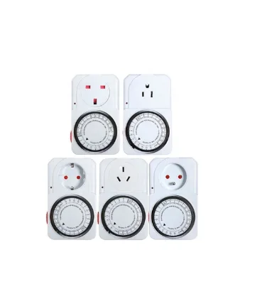 US UK FR AU DE Socket Mechanical Timer 24Hours Timer Switch