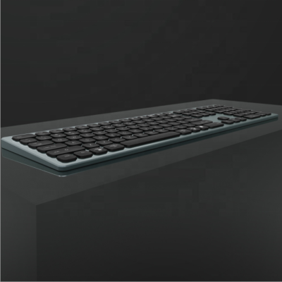 Custom Aluminum CNC Keyboard Slim Wireless Bluetooth Full Size Keyboard with Numpad Numeric Keys
