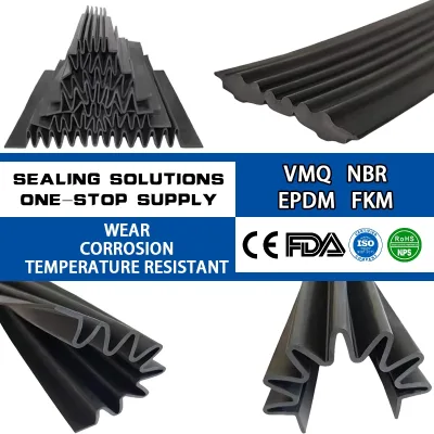 Sanyong Brand Accordion-shaped Engineering Sealing Strip Wall Strip Expansion Joint Custom Size Waterproof Rubber Strip