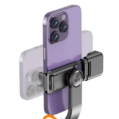 Q20 Mini Multi - Functional Aluminum Alloy Rod Detachable Phone Tripod | 360° Rotating Live Streaming & Selfie Stand