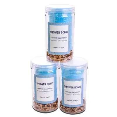 Custom Label Lavender Aromatherapy Eco-Friendly Natural Bath Bombs with Soda Salt for Relax Body Use at Home Spa ISO Certified