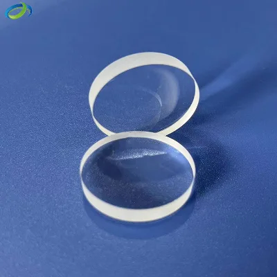 Customizable OEM Optical Spherical Lens 50mm Focal Length Single Crystal CaF2 Double Convex Lenses