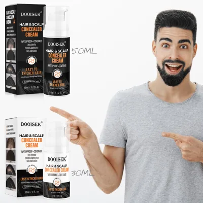 30ml Easy to Color Scalp Gentle and Disposable Scalp Dye Temporary Black Hair Concealer Cream 5-7 Day Barbershop Hair Salon