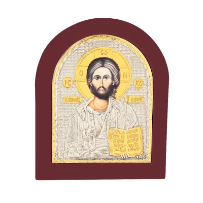 HT Factory Sale Orthodox Icon Custom Religious Decoration Featuring Jesus Hand-cast Metal Relief Sculpture Excellent Souvenir