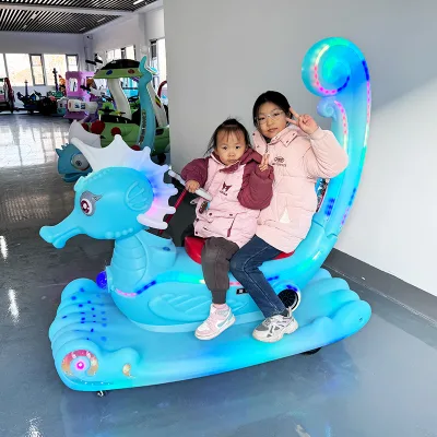 Haima Beibei Double-Luminous Bumper Car Square Indoor/Outdoor Children's Playground Bike Night Market Stall Manufactured