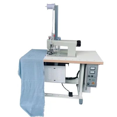 Shuangchao Automatic Ultrasonic Sewing Machine for Scarf & Lace Trimming 60MM Thickness 0-20m/min Speed