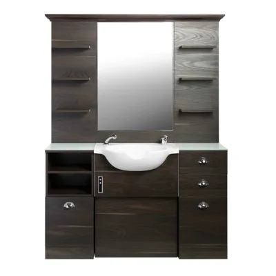 Barbershop Equipment Barber wood Cabinet barber Station with sink