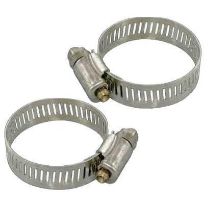 201/304 Stainless Steel Worm Drive Hose Clamp, Phillips Head Adjustable Pipe Clip, Fast Install Hose Clamp for Gas/Water Pipe