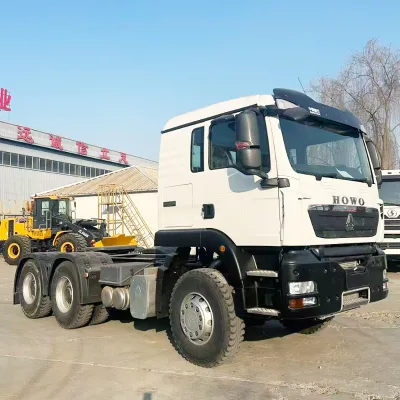 Air Suspension Driver's Seat Heavy Duty Diesel Tractor Used Refurbished Sinotruk Howo TX 6x4 Tractor Head 430HP for Sale
