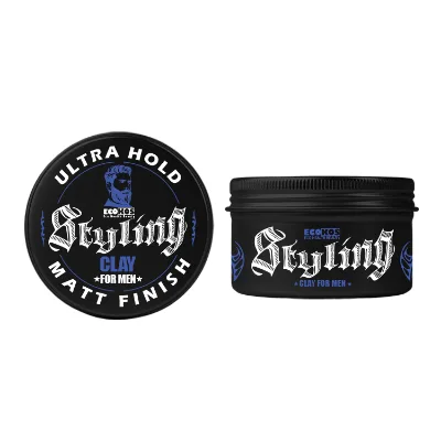 Easy to Clean Repeated Molding Matte Hair Clay High Moisture Private Label Hair Care Clay