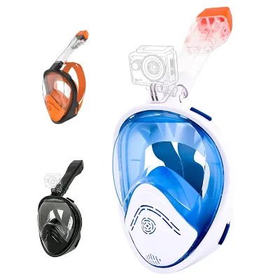 Latest Tubeless Design Using Superior Dry Snorkel Technology 180 Full Face Snorkel Mask