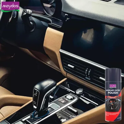 Car Dashboard Polish and Care Kit with Leather Interior Dashboard Polish Wax for Car Cleaning and Maintenance