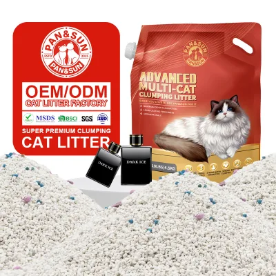 Non-fragile Natural Cat Litter Irregular Granular Natural Cat Litter Convenient Natural Cat Litter 4.5kg 9kg
