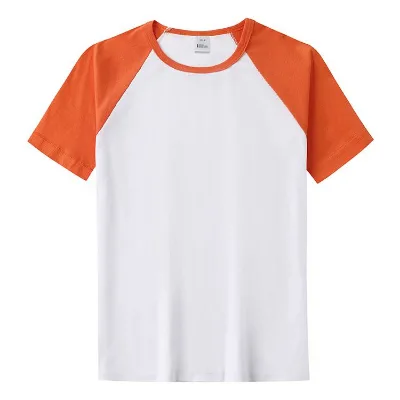 AI-MICH Promotional 100% Cotton Customize Logo Blank Plain T-Shirt Fashion Tee Kids Solid TShirts