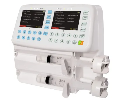 HOCHEY MEDICAL Medical Equipment Portable Syringe Infusion Dual Pump for Hospital and Clinic Jection Pump