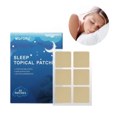 New Design 60pcs/box Sleep Patch Melatonin Sleep Patch Natural Deep Sleeping Aid Patches for Adults