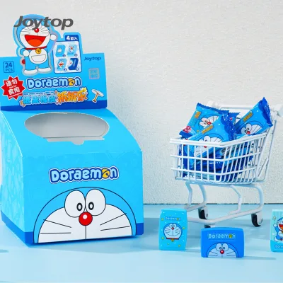 Joytop JT-102917 Wholesale Doraemon Candy Eraser Blind Box Cartoon Stationery for Kids Gifts School Prizes