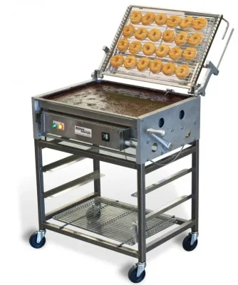 Donut Chocolate Icing Semi Automatic Chocolate Glazing Food Machine Floor-type Chocolate Coating Icer Doughnut Machine
