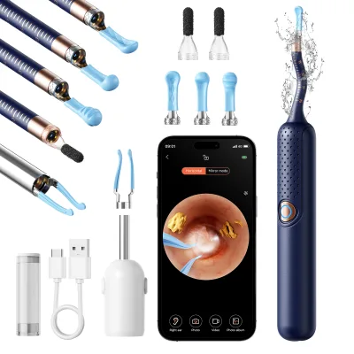 S2 WholesaleEar Cleaner Removal Tool 6LED Lights 8MP Wifi Connection Portable Visible with Camera
