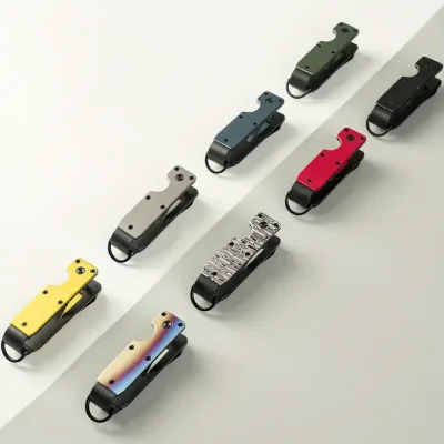 Smart Aluminium Key Pouch Storage Case for Card Wallet Holder Metal Keyring Collector Key Organizers