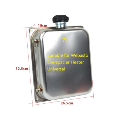 7L stainless steel gasoline tank, tank heater, General Motors parts tank