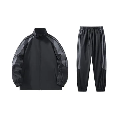 Casual Sports Jacket Suit for Men - Spring/Autumn New Style, Fashionable and Trendy Long Pants, Stylish and Trendy Coat
