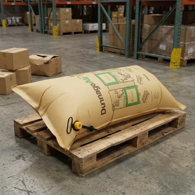 Sustainable Kraft Paper Air Column Bags Recyclable Protective Packaging for Fragile Items