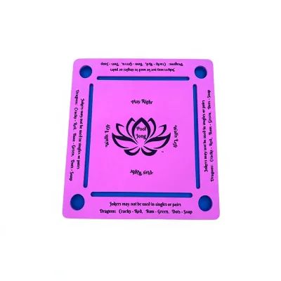 PoolJong Floating Mahjong Table for the Pool (Blue and Pink) Made in China