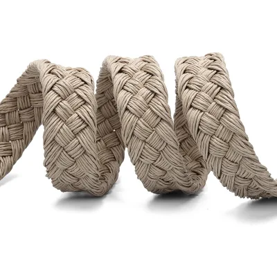 Men's Classic Vintage Wax Rope Belt Braided Dress Belt with Pin Buckle for Casual Clothing Fashionable Dress Accessory