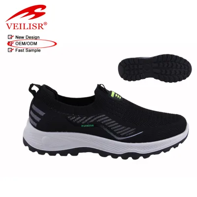 Wholesale Fashion Trend Light Weight Anti Slip Men Flat Portable Walking Style Daily Wear Casual Shoes Loafers Sneaker for Men