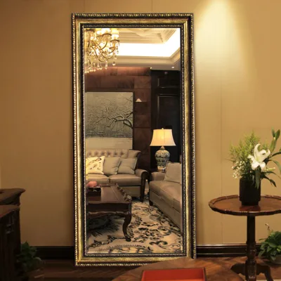 Wholesale Large-sized Antique Classic PS Frames Full Length Floor Standing Wall Decor Mirrors