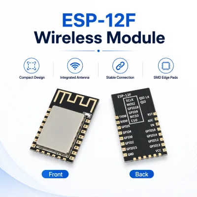 ESP12F ESP8266 2.4GHz WiFi Module 32Mbit Flash PCB Antenna UART IoT Wireless Module BOM RFQ