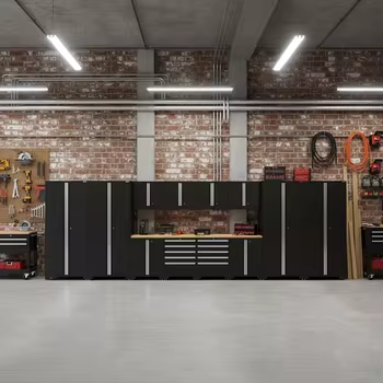 PJD Modern Design Modular Workbench Toolbox Customizable Metal Garage Storage Cabinet for Workshop Use