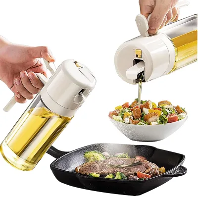 Glass Olive Oil Dispenser Sprayer Bottle Fine Mist Nozzle for Cooking Oil